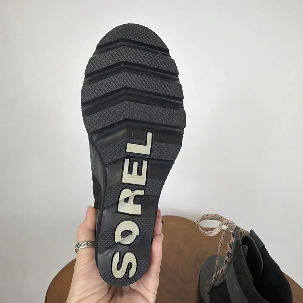 New, No Box Sorel Lexie Wedge Boot Dark Slate Womens Bootie Size 7 - Picture 6 of 7